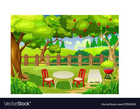 Garden Furniture Cartoons
