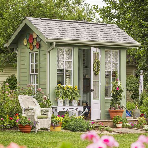 Garden Shed Decorating