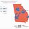 Georgia Runoff Election Map
