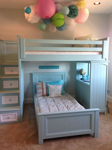Girls Bedroom Ideas with Bunk Beds