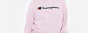 Girls Pink Champion Sweatshirt