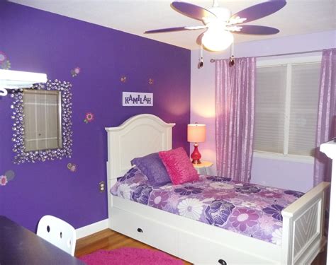 Girls Purple Bedroom Ideas