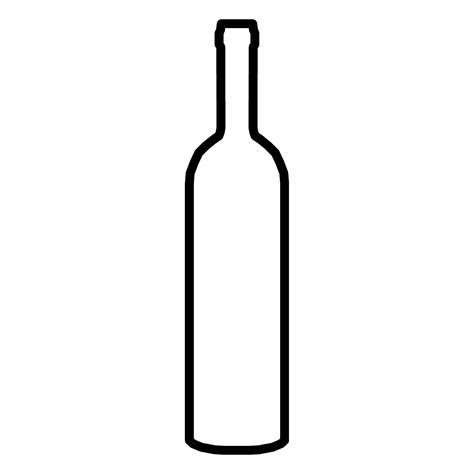 Glass Bottle Outline