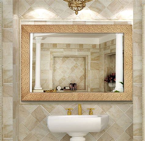 Gold Bathroom Mirror
