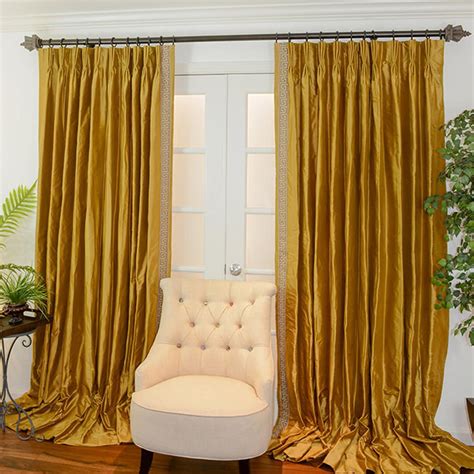 Gold Living Room Curtains