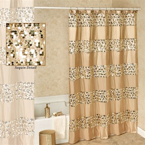 Gold Shower Curtain