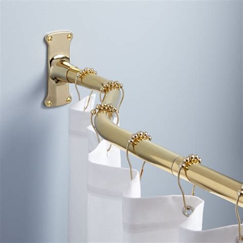 Gold Shower Curtain Rod