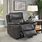 Gray Leather Recliner Chair