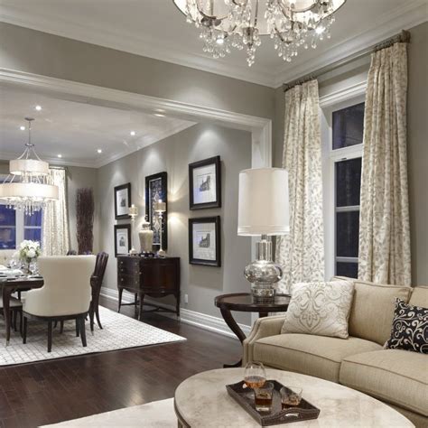 Gray White and Beige Living Room