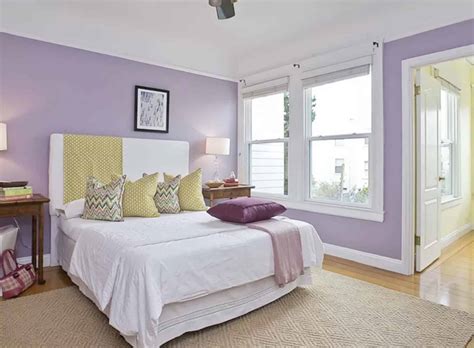 Gray and Lavender Bedroom