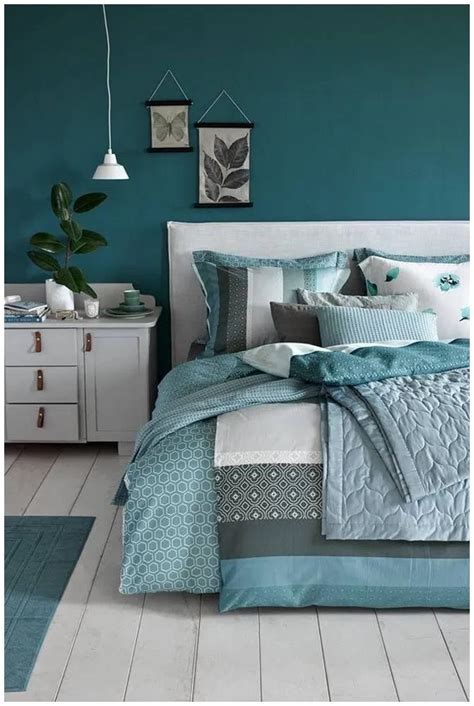 Gray and Turquoise Bedroom Ideas