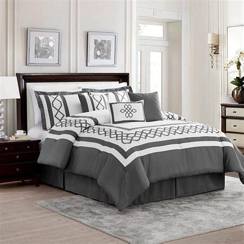 Gray and White Bedding Sets