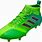 Green Adidas Soccer Cleats