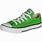 Green Converse Low Tops