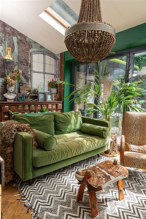 Green Living Room Designs