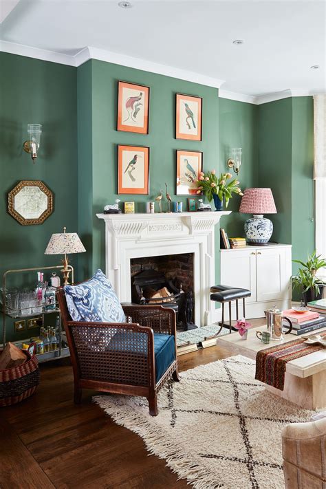 Green Paint Living Room