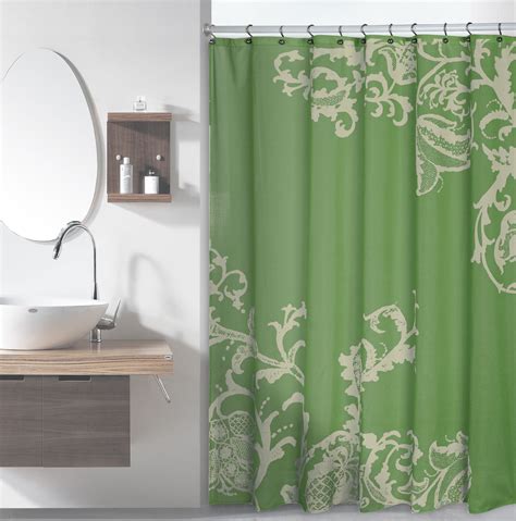 Green Shower Curtain
