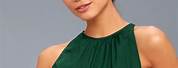Green Sleeveless Tops for Women