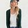 Green Sweater Cardigan Outfit