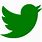 Green Twitter Logo