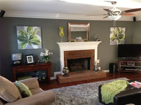 Green and Gray Living Room