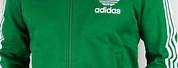 Green and White Adidas Jacket