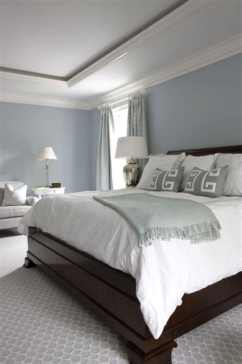 Grey Blue Master Bedroom
