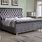 Grey Sleigh Bed