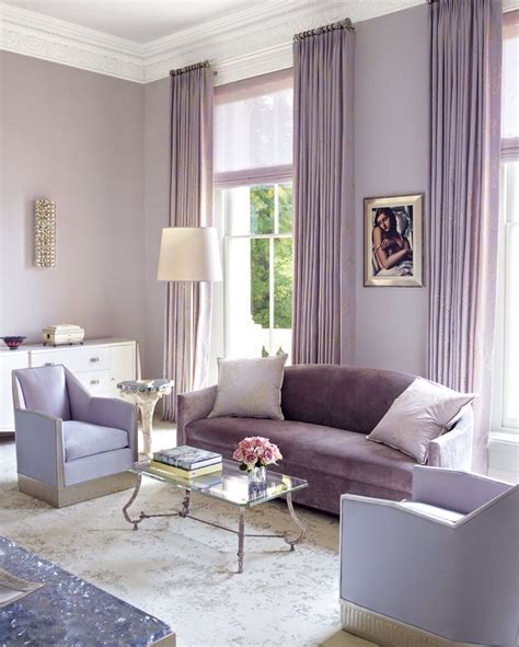 Grey and Mauve Living Room Ideas