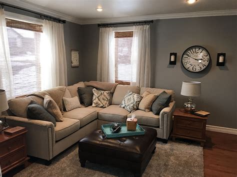Grey and Tan Living Room