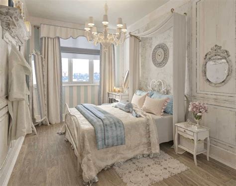 Grey and White Shabby Chic Bedrooms