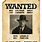 Guy Montag Wanted Poster