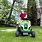 Guy Riding Lawn Mower