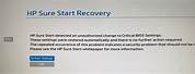 HP Sure Start Recovery