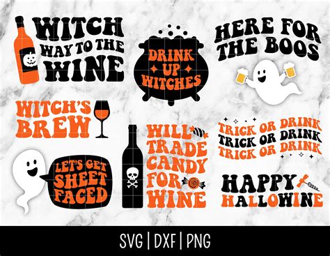 Halloween Wine Glass SVG