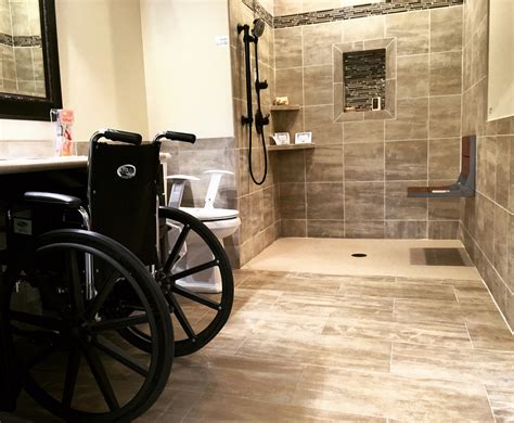 Handicap Bathroom Wheelchair Shower Designs