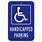 Handicap Parking Space Sign