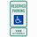 Handicap Van Accessible Parking Sign