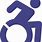 Handicap Wheelchair Logo