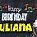 Happy Birthday Juliana