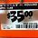 Home Depot Price Label