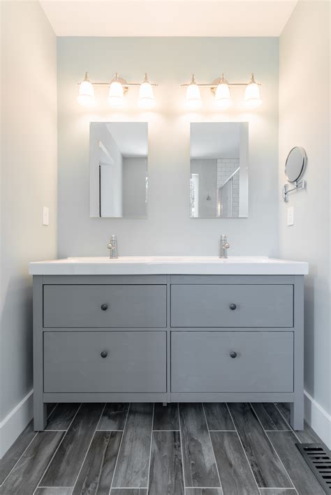 IKEA Double Sink Bathroom Vanity