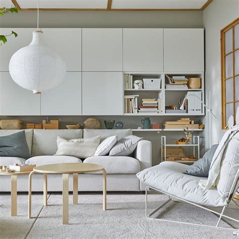 IKEA White Living Room