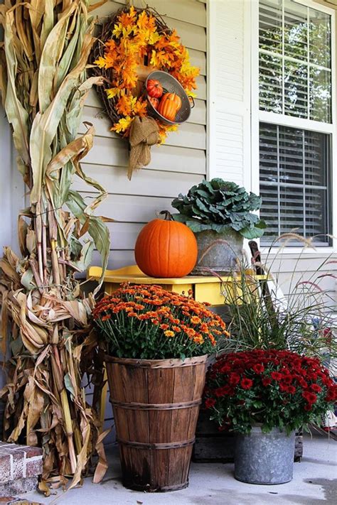 Inexpensive Outdoor Fall Decorating Ideas