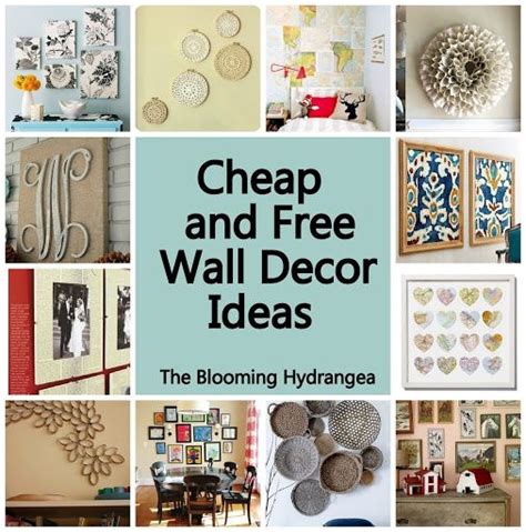Inexpensive Wall Decorating Ideas