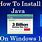 Install Java Windows 10