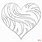 Intricate Heart Coloring Pages