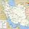 Iran Borders Map