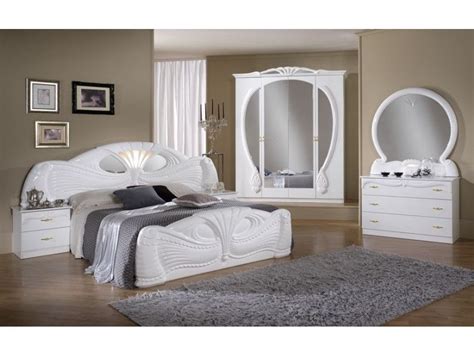 Italian White Bedroom Set