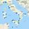 Italy Beaches Map